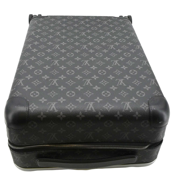 LOUIS VUITTON Horizon 55 Monogram Eclipse Canvas Rolling Suitcase Black upper look