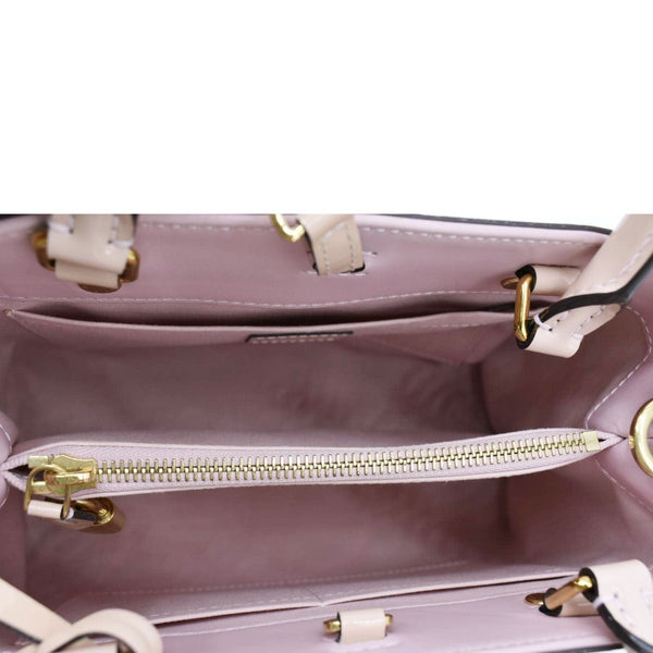 LOUIS VUITTON Montaigne BB Vernis Leather Tote Shoulder Bag Dusty Pink