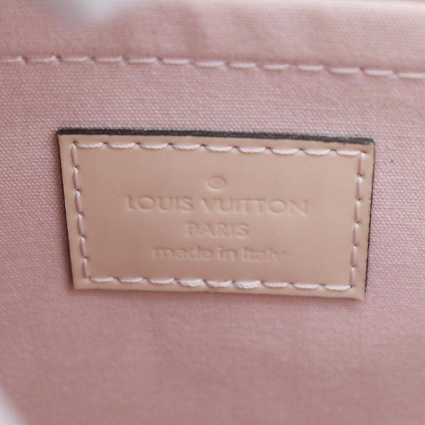 LOUIS VUITTON Montaigne BB Vernis Leather Tote Shoulder Bag Dusty Pink