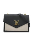LOUIS VUITTON Mylockme Calf Leather Chain Shoulder Bag Creme