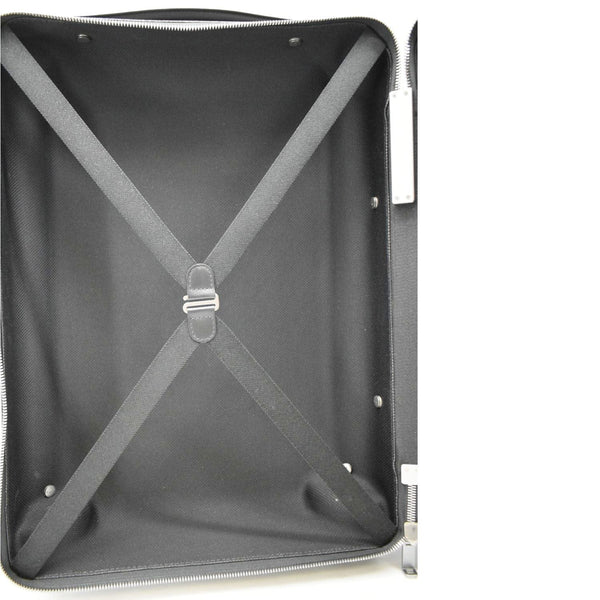 LOUIS VUITTON Horizon 55 Monogram Eclipse Canvas Rolling Suitcase Black