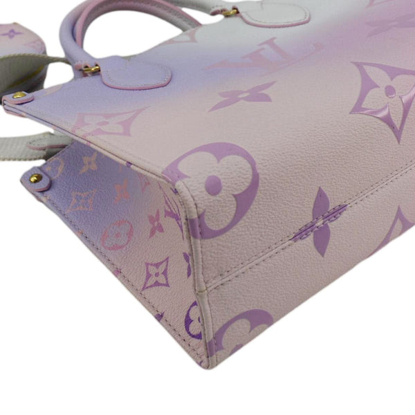 LOUIS VUITTON Onthego PM Monogram Giant Canvas Tote Bag Sunrise Pastel