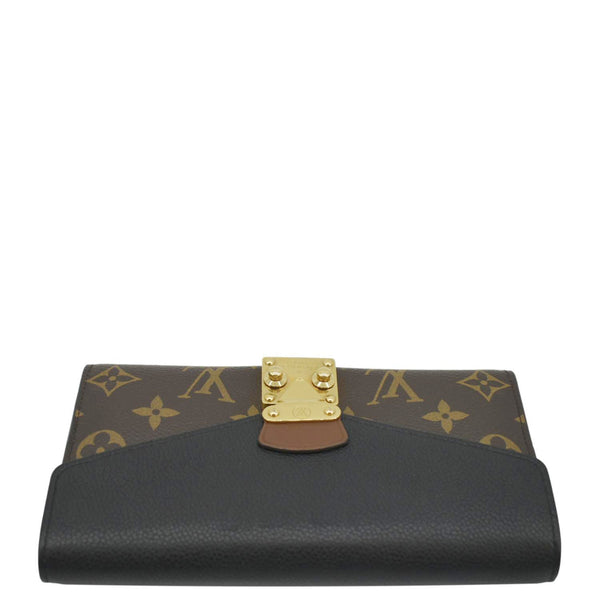 LOUIS VUITTON Wallet Brown Bag LOUIS VUITTON Wallet Brown Bag back end view