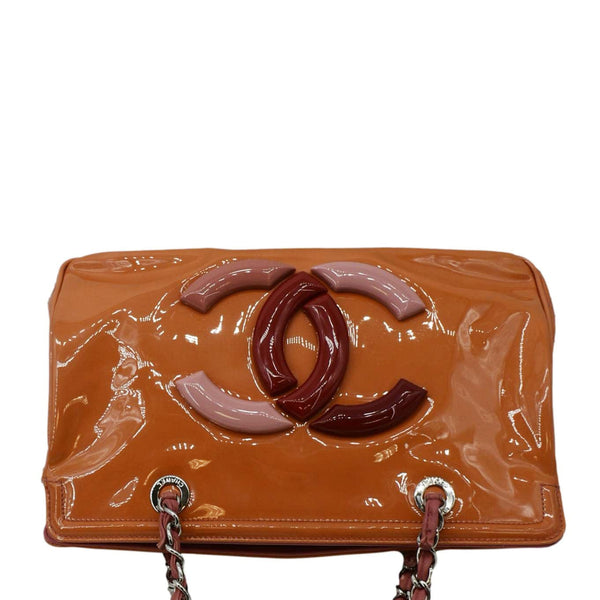 CHANEL Lipstick Medium Tote Bag Orange upper look