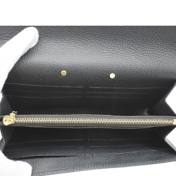 LOUIS VUITTON Wallet Brown Bag opened view