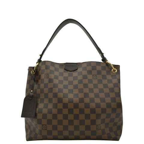 LOUIS VUITTON Graceful PM Damier Ebene Shoulder Bag Brown