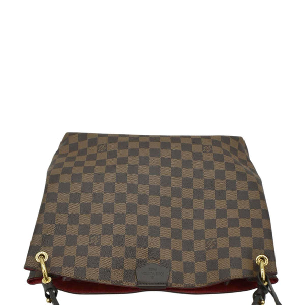 LOUIS VUITTON Graceful PM Damier Ebene Shoulder Bag Brown