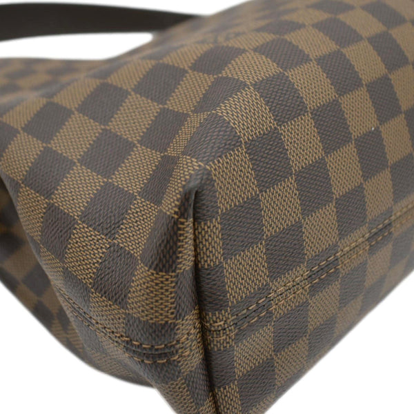 LOUIS VUITTON Graceful PM Damier Ebene Shoulder Bag Brown