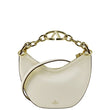VALENTINO VLogo Moon Mini Nappa Leather Hobo Bag White
