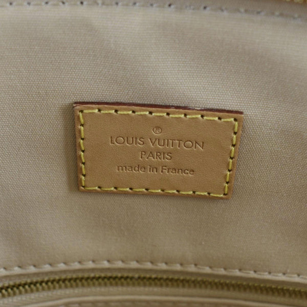 LOUIS VUITTON Lockit Vertical PM Monogram Vernis Leather Tote Bag Mastard