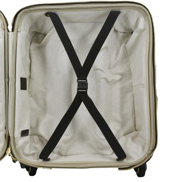 GUCCI Small Cabin Trolley Jumbo GG Supreme Canvas Travel Bag Beige 693646