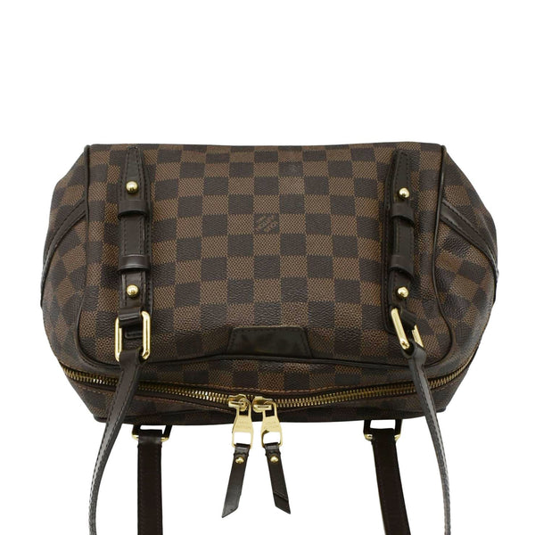 LOUIS VUITTON Rivington PM Damier Ebene Shoulder Bag Brown