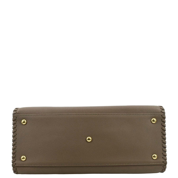 LOUIS VUITTON Very Zipped Python Leather Tote Shoulder Bag Beige