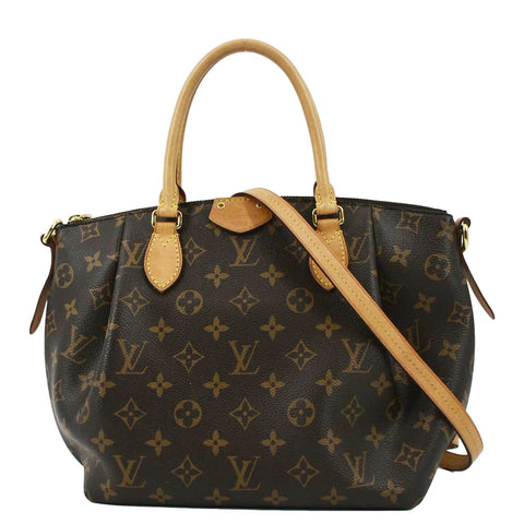 LOUIS VUITTON Turenne MM Monogram Canvas 2 Way Shoulder Bag Brown