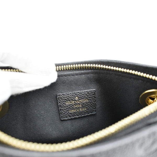 LOUIS VUITTON Surene BB  Empreinte Leather Shoulder Bag Black