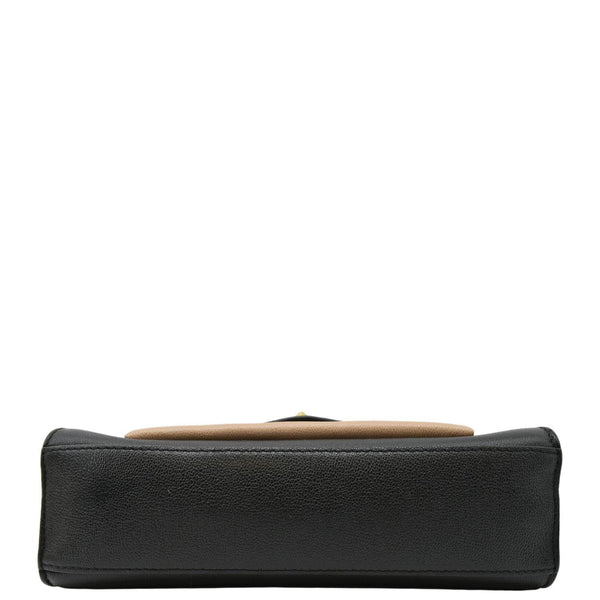 LOUIS VUITTON Very Python Leather Chain Crossbody Bag Black