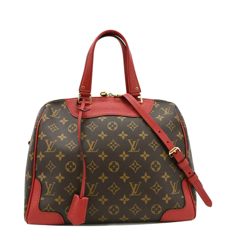 LOUIS VUITTON Retiro NM Monogram Canvas 2Way Shoulder Bag Red