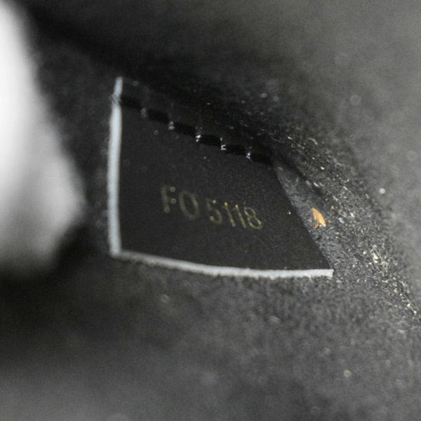 LOUIS VUITTON Very Python Leather Chain Crossbody Bag Black