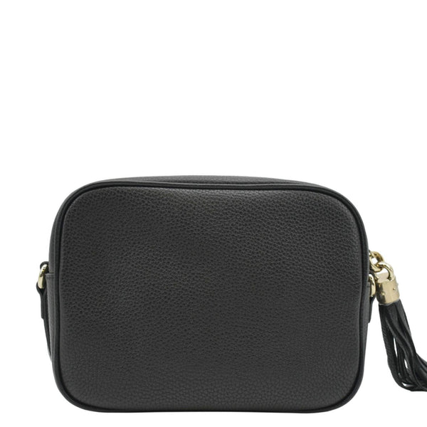 GUCCI  Soho Disco Leather Crossbody Bag Black 308364