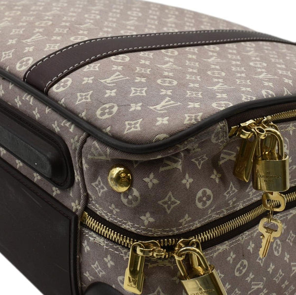 LOUIS VUITTON Monogram Idylle Epopee Rolling Suitcase Sepia