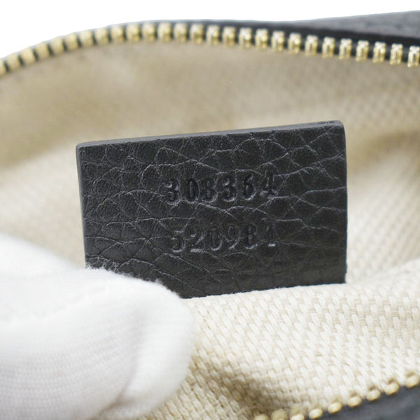 GUCCI  Soho Disco Leather Crossbody Bag Black 308364