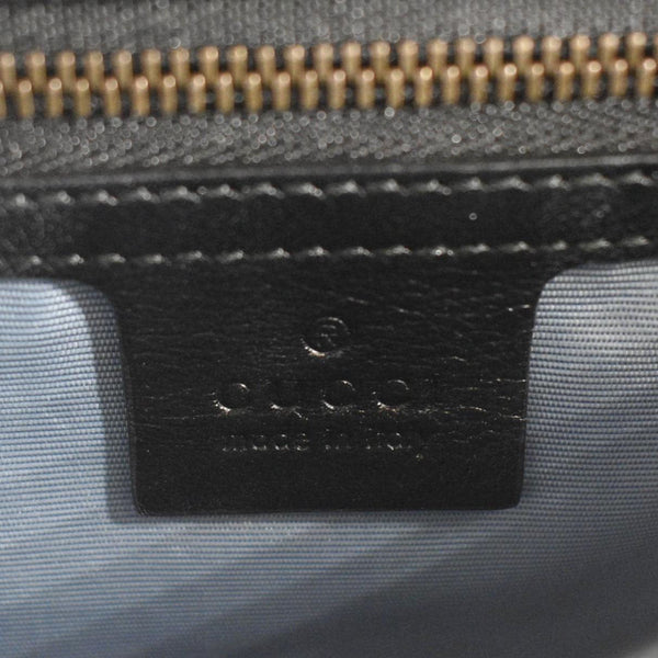 GUCCI Thiara Medium Double Smooth Leather Satchel Bag White/Black 524822