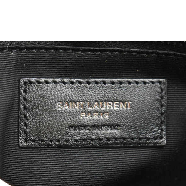 YVES SAINT LAURENT Loulou Toy Quilted Leather Crossbody Bag Black