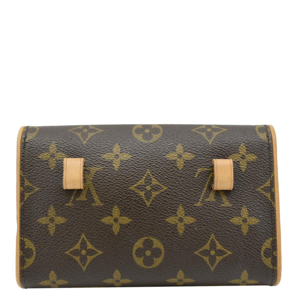 LOUIS VUITTON Pochette Florentine Monogram Canvas Waist Bag Brown