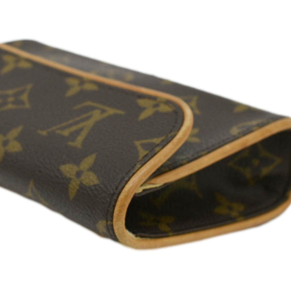 LOUIS VUITTON Pochette Florentine Monogram Canvas Waist Bag Brown