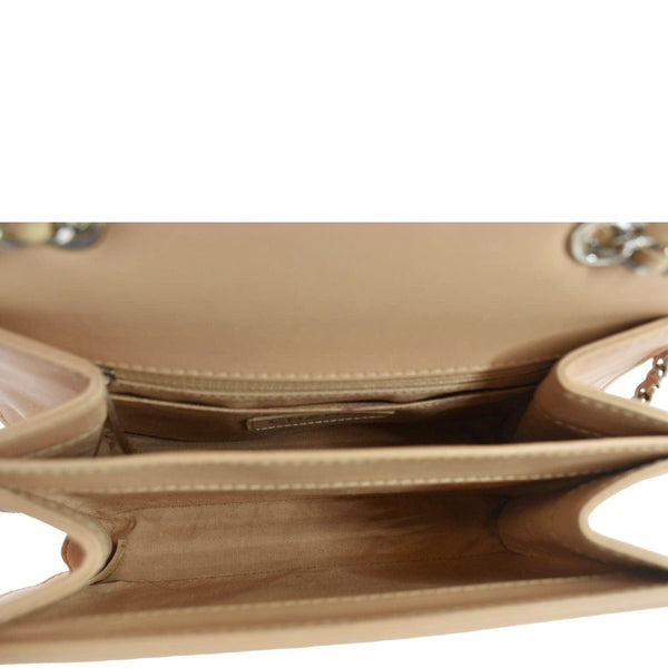 CHANEL Braided Chic Flap Small Leather Shoulder Bag Light Beige