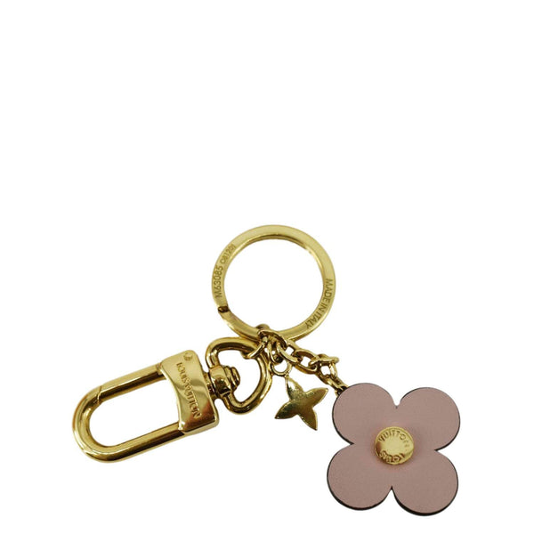LOUIS VUITTON Monogram Blooming Flowers BB Bag Charm Key Holder Pink