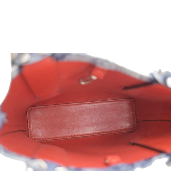 CHRISTIAN LOUBOUTIN Cabata Punk Mini Leather Crossbody Bag Blue