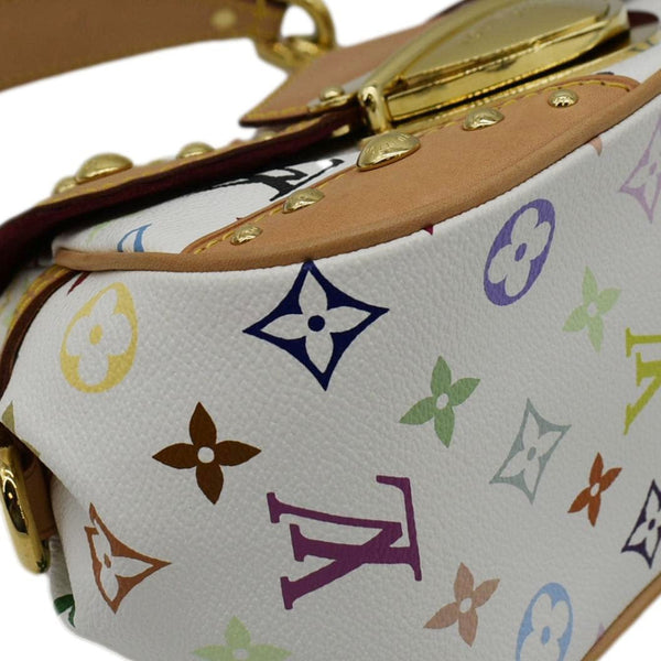 LOUIS VUITTON Marilyn Monogram Multicolor Satchel Bag White