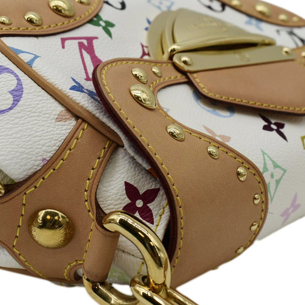 LOUIS VUITTON Marilyn Monogram Multicolor Satchel Bag White