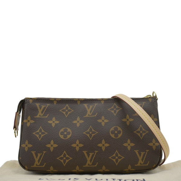 LOUIS VUITTON Pochette Monogram Canvas Accessoires Pouch Brown