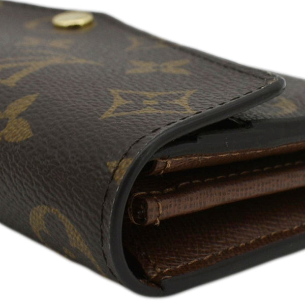 LOUIS VUITTON Sarah Monogram Canvas Wallet Brown