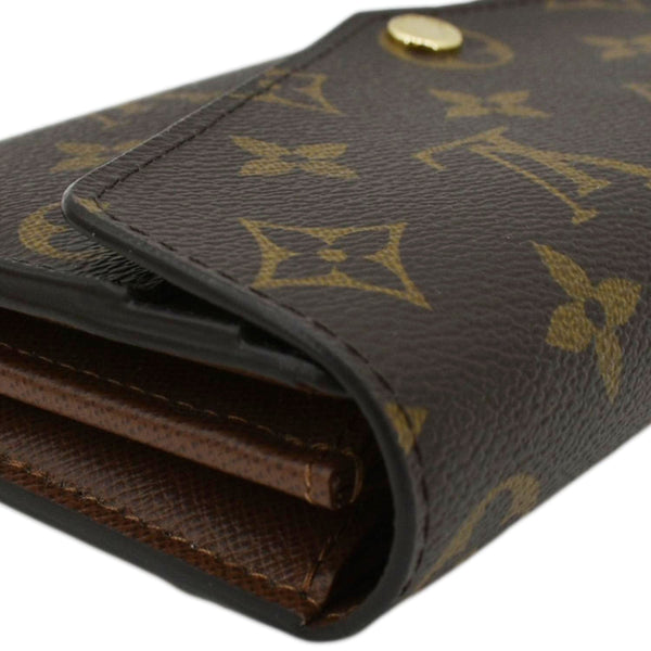 LOUIS VUITTON Sarah Monogram Canvas Wallet Brown