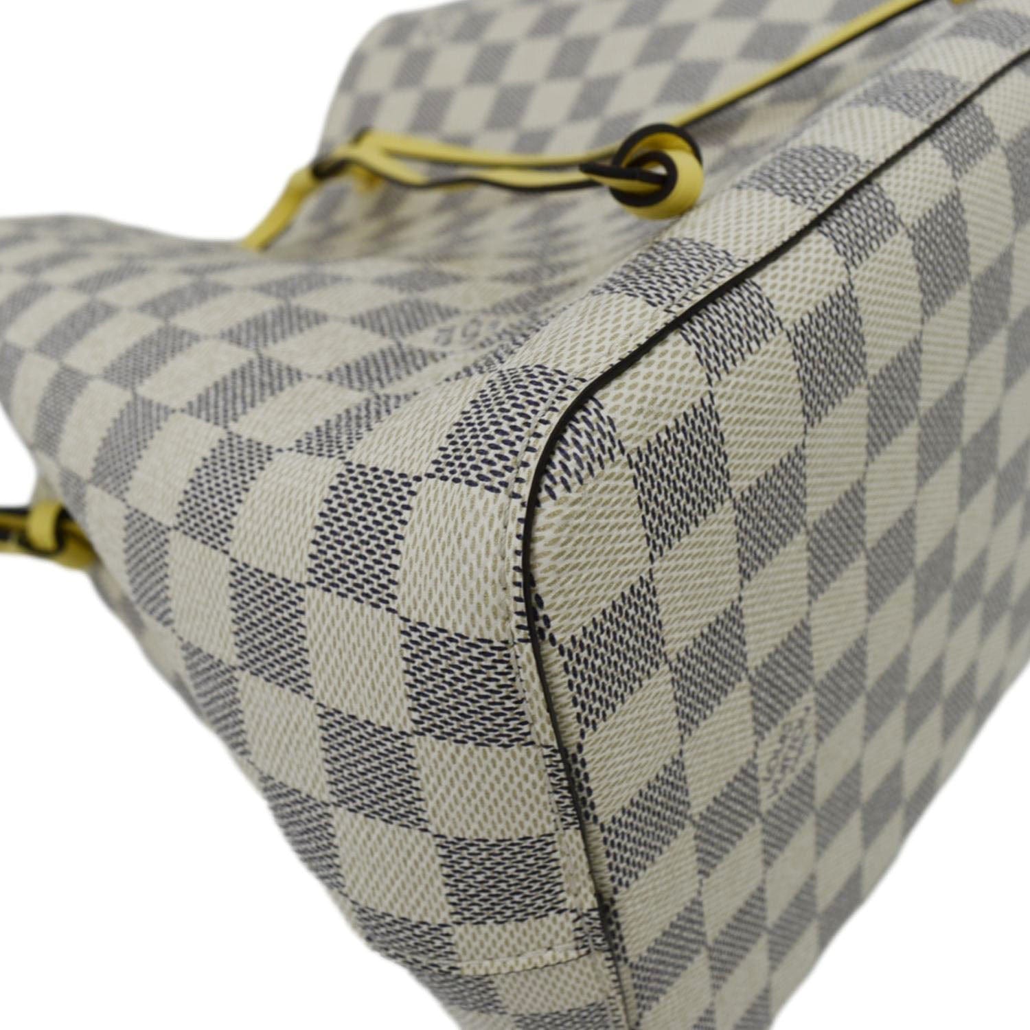 LOUIS VUITTON Neonoe MM Damier Azur Shoulder Bag Pineapple