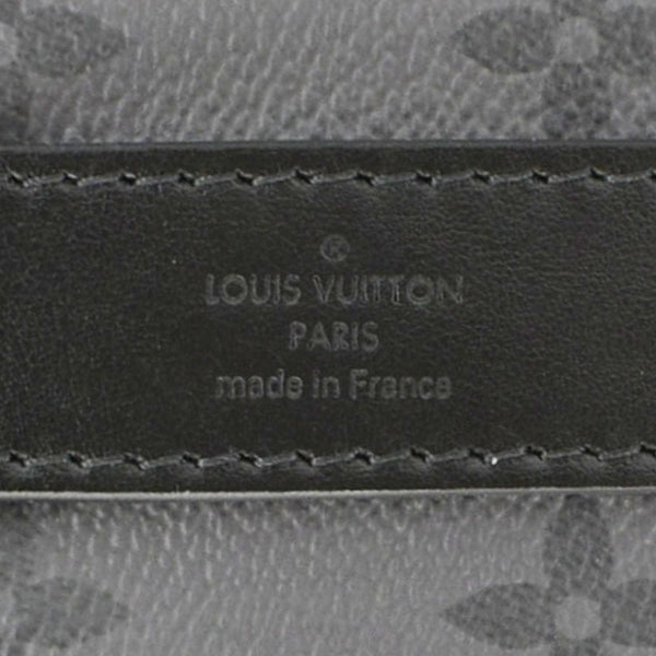 LOUIS VUITTON Keepall 25 Bandouliere Monogram Eclipse Reverse Canvas Crossbody Bag Black