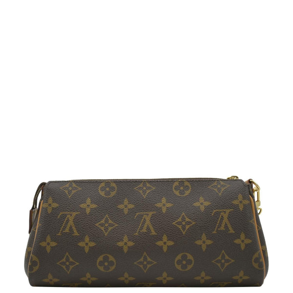 LOUIS VUITTON Pochette Eva Monogram Canvas Crossbody Bag Brown