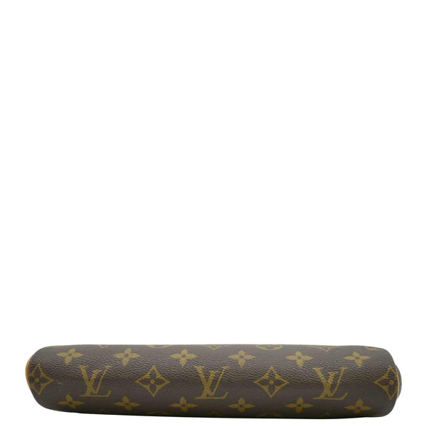 LOUIS VUITTON Pochette Eva Monogram Canvas Crossbody Bag Brown