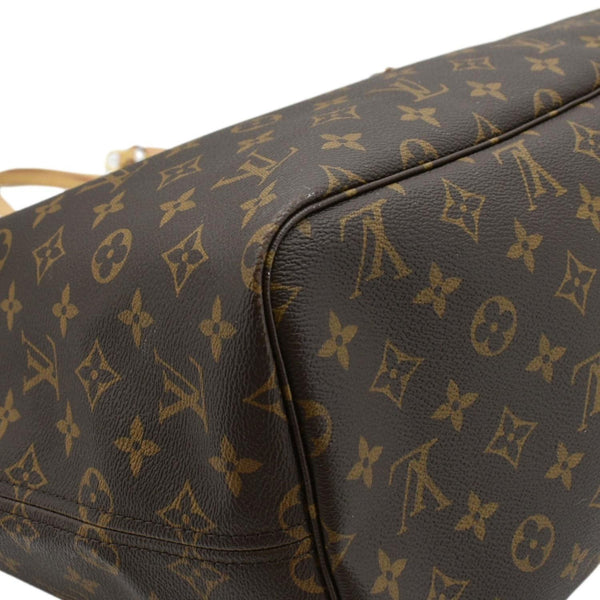 LOUIS VUITTON Neverfull GM Monogram Canvas Shoulder Bag Fuchsia