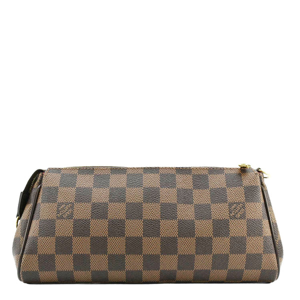 LOUIS VUITTON Pochette Eva Damier Ebene Shoulder Bag Brown