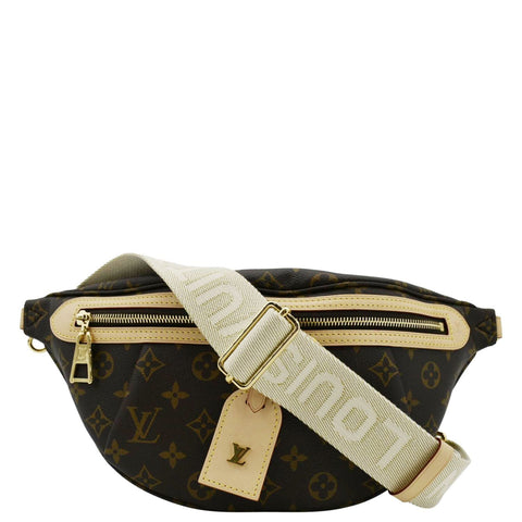 LOUIS VUITTON High Rise Monogram Canvas Bumbag Brown