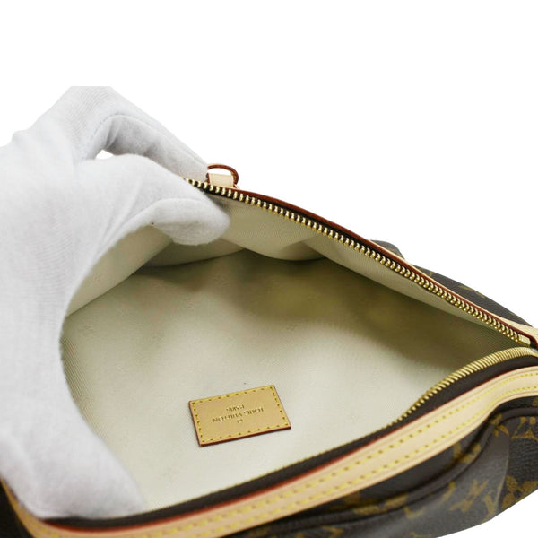 LOUIS VUITTON High Rise Monogram Canvas Bumbag Brown