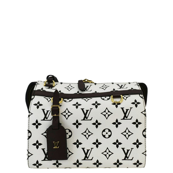 LOUIS VUITTON Speedy Amazon PM Monogram Canvas Crossbody Bag White Chocolate