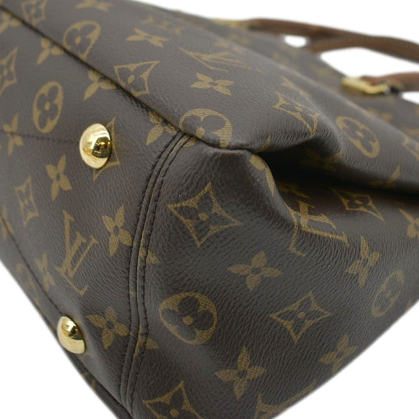 LOUIS VUITTON Pallas MM Monogram Canvas Shoulder Bag Brown