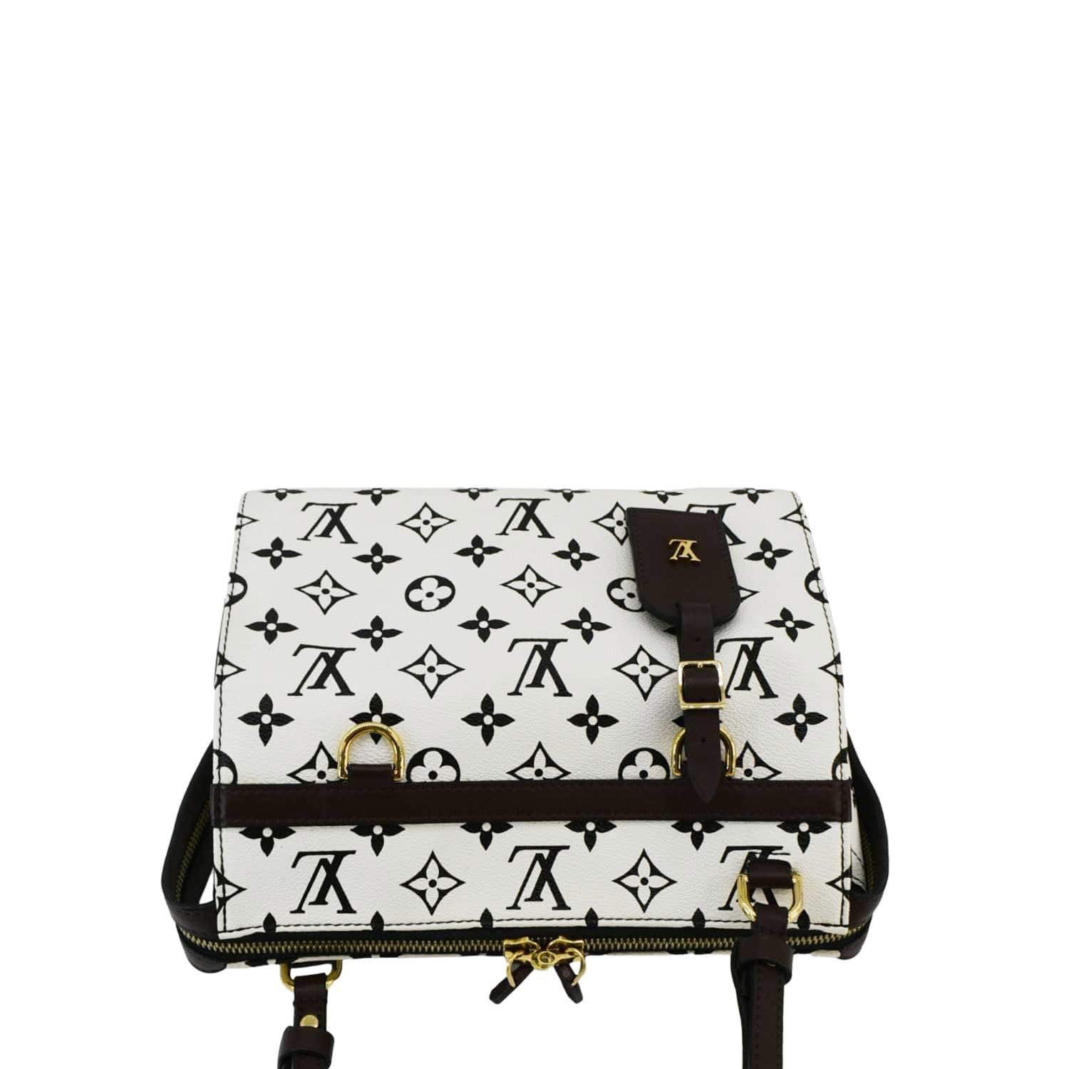 amazon louis vuitton backpacks LOUIS VUITTON Speedy Amazon PM Monogram Canvas Crossbody Bag White Cho