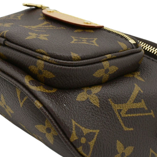 LOUIS VUITTON Mini Monogram Canvas Bumbag Brown