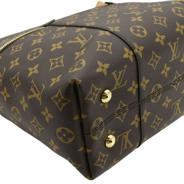 LOUIS VUITTON Melie Monogram Canvas Hobo Bag Brown